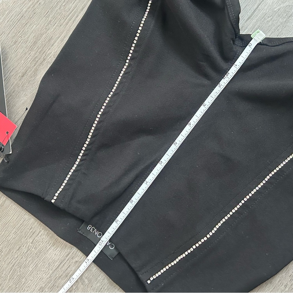 NWT carbon38 Stirrup Legging with Rhinestone Trim - Black size xs - Picture 13 of 14